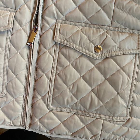 Tommy Hilfiger Womens Mid-lightweight Quilted‎ Jacket Chino - S EUC - Picture 14 of 16